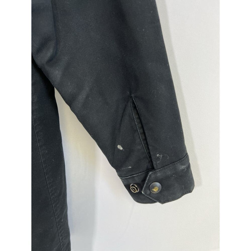 Carhartt W'Ona Coach Canvas Jacket Quilted Lined Distressed Black Women’s Sm - Picture 6 of 12